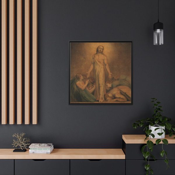 88302-114.jpg Christ Appearing to the Apostles after the Resurrection Framed Canvas