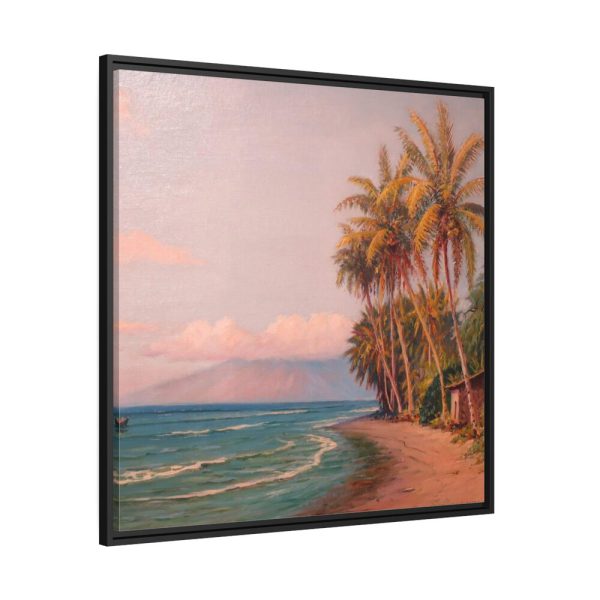 Lahaina Beach West Maui by D. Howard Hitchcock Framed Canvas