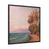 Lahaina Beach - West Maui by D. Howard Hitchcock Framed Canvas