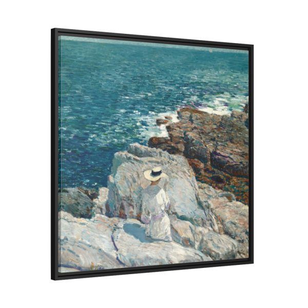 88302-25.jpg The South Ledges, Appledore by Frederick Childe Hassam Framed Canvas