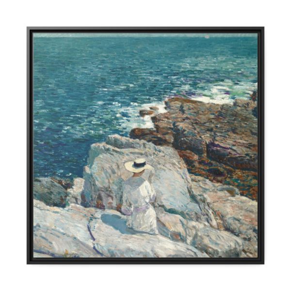88302-26.jpg The South Ledges, Appledore by Frederick Childe Hassam Framed Canvas
