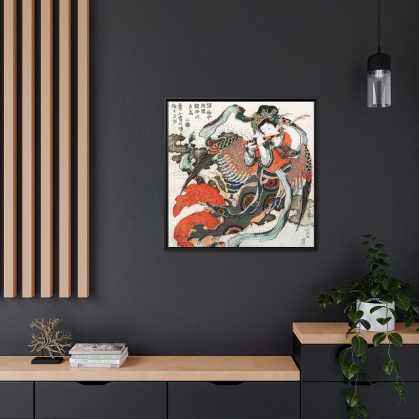 88302-44.jpg Japanese Woman by Katsushika Hokusai Framed Canvas