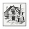 Residential Building by Gazette Des Beaux-Arts Framed Canvas