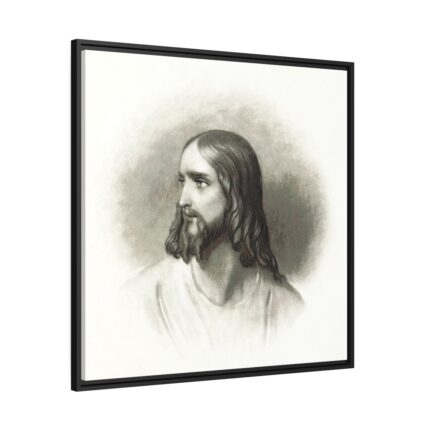 Jesus Christ Portrait by Rufus Wilmot Griswold Framed Canvas