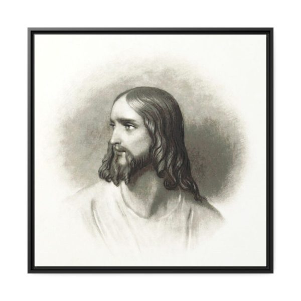 Jesus Christ Portrait by Rufus Wilmot Griswold Framed Canvas