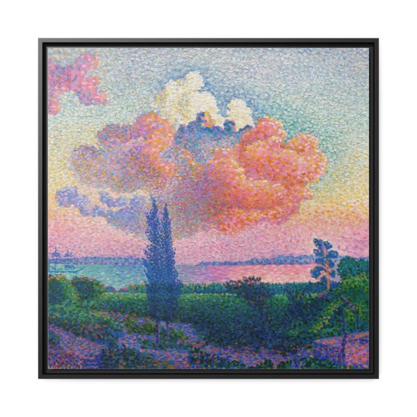 88302-81.jpg The Pink Cloud by Henri-Edmond Cross Framed Canvas