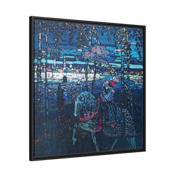 88302-90.jpg Riding couple by Wassily Kandinsky Framed Canvas