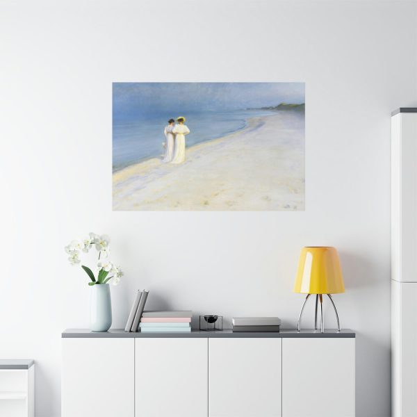 91638-117.jpg Summer evening on Skagen's Beach by Peder Severin Kroyer Standard Canvas