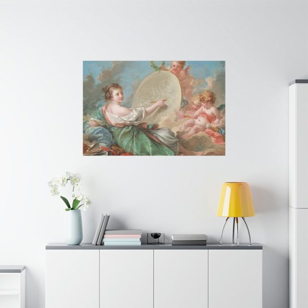 Allegory of Painting by François Boucher Standard Canvas