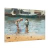 91638-125.jpg Boys Wading by Winslow Homer Standard Canvas