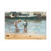 91638-126.jpg Boys Wading by Winslow Homer Standard Canvas