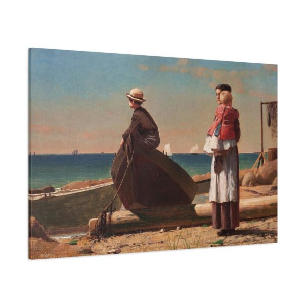 91638-130.jpg Dad's Coming by Winslow Homer Standard Canvas