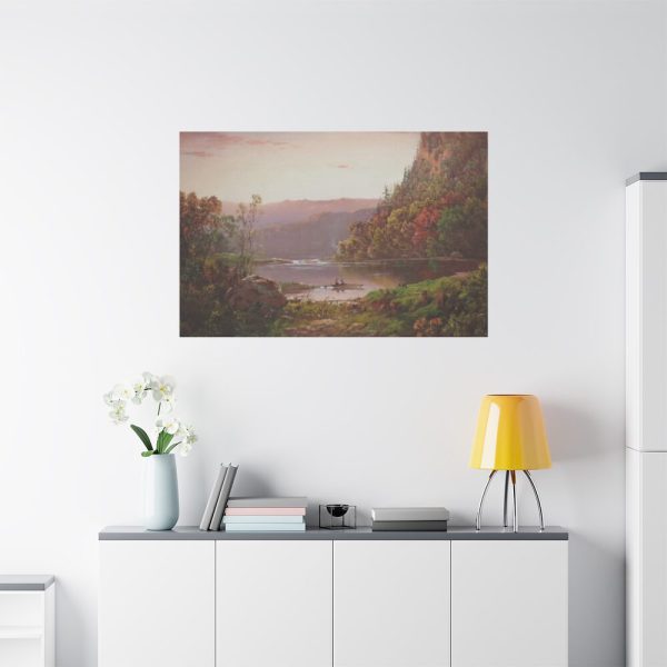 91638-157.jpg On Valley River Virginia by William Louis Sonntag Standard Canvas