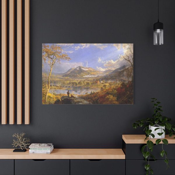 91638-223.jpg Starrucca Viaduct, Pennsylvania by Jasper Francis Cropsey Standard Canvas