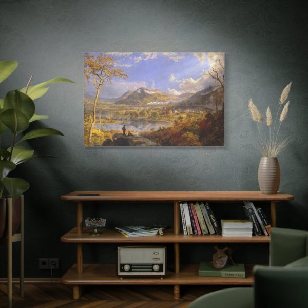 91638-224.jpg Starrucca Viaduct, Pennsylvania by Jasper Francis Cropsey Standard Canvas