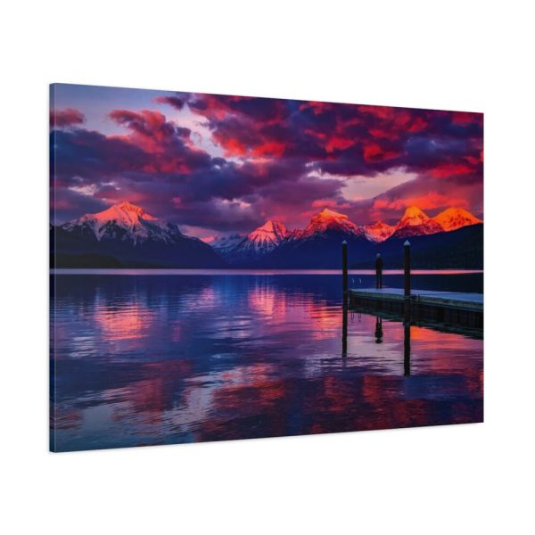 Lake McDonald Glacier National Park Montana Standard Canvas