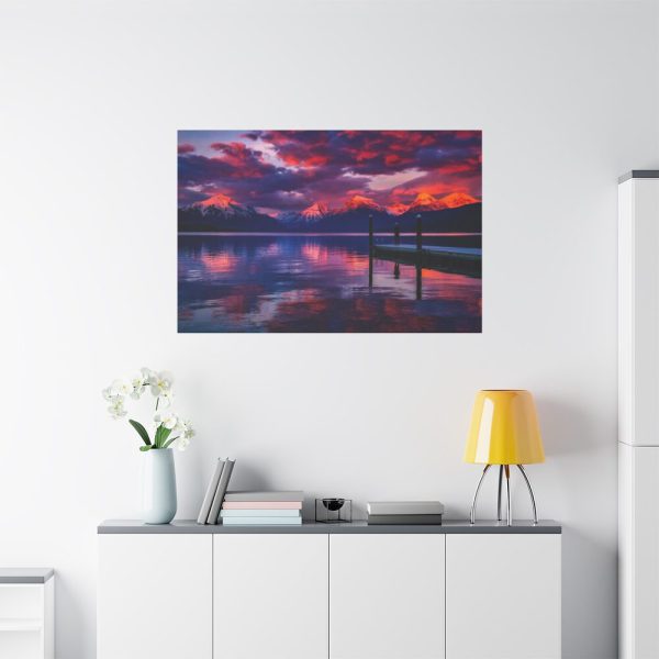 Lake McDonald Glacier National Park Montana Standard Canvas