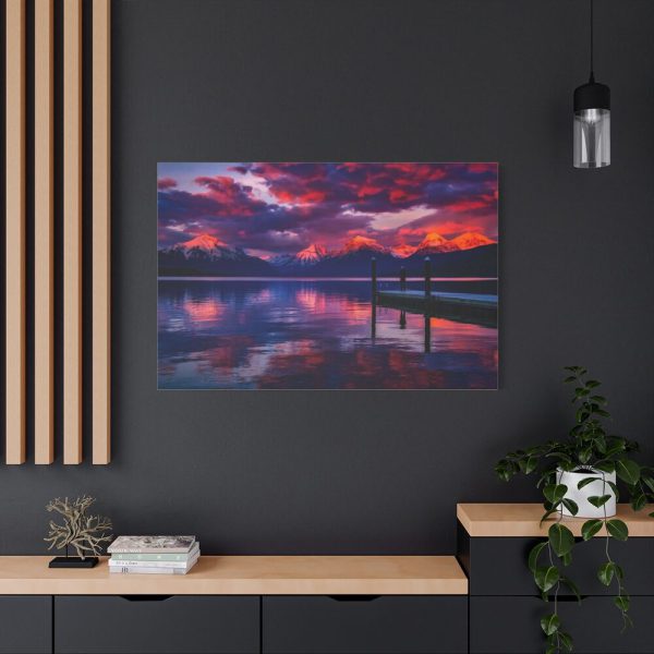 Lake McDonald Glacier National Park Montana Standard Canvas