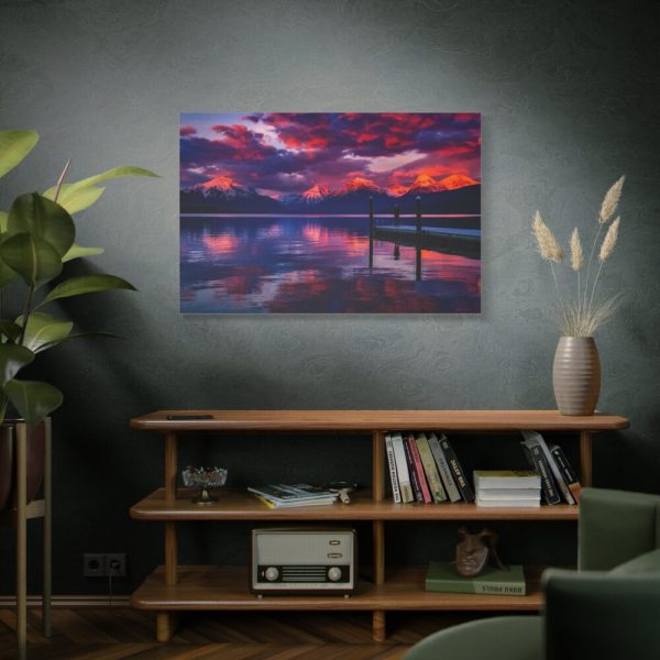 Lake McDonald Glacier National Park Montana Standard Canvas