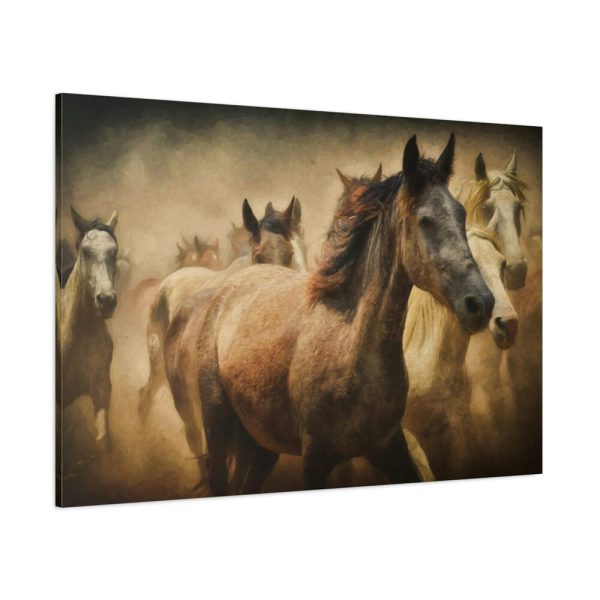 91638-25.jpg Herd of Horses Standard Canvas