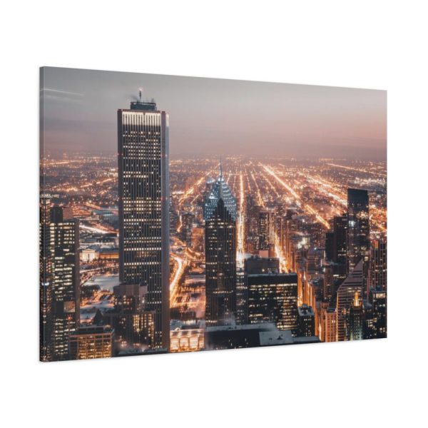 91638-250.jpg Gray High-Rise Building at Night Standard Canvas