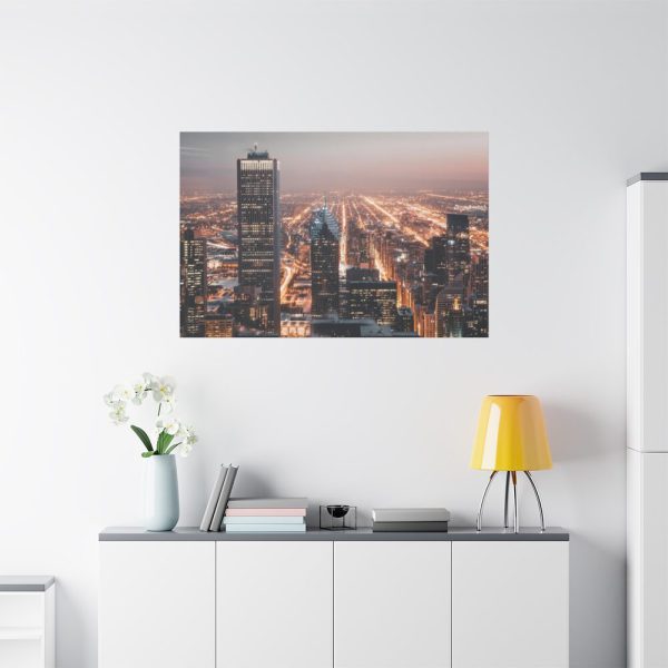 91638-252.jpg Gray High-Rise Building at Night Standard Canvas
