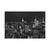 Black and White New York City Skyscraper Standard Canvas