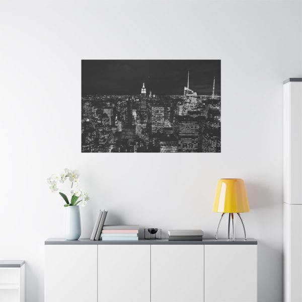 Black and White New York City Skyscraper Standard Canvas