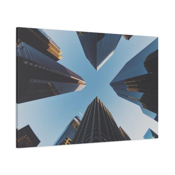 Tall skyscrapers in Calgary Standard Canvas