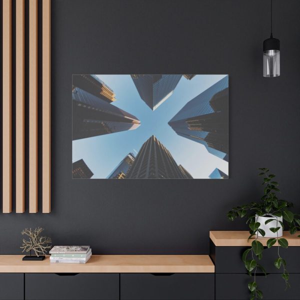 Tall skyscrapers in Calgary Standard Canvas
