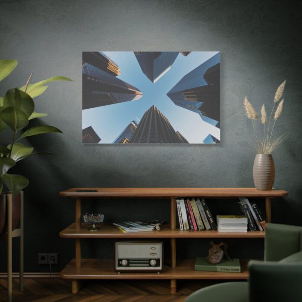 Tall skyscrapers in Calgary Standard Canvas