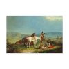 Indians Playing Cards by John Mix Stanley Standard Canvas