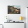 91638-32.jpg Horse Frightened by a Lion by George Stubbs Standard Canvas
