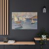 91638-328.jpg The Nyländska Jaktklubben Harbour in Helsinki by Albert Edelfelt Standard Canvas