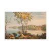 Lakeside View Near Träskända Manor, by Magnus Von Wright Standard Canvas