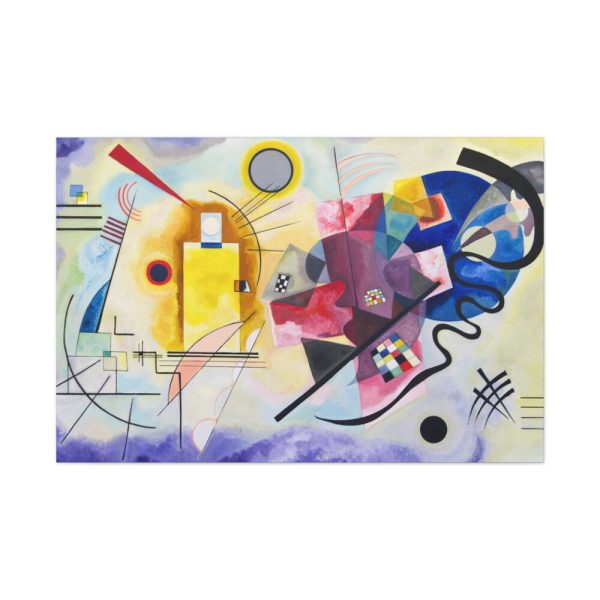 91638-366.jpg Yellow-Red-Blue Abstract Painting by Wassily Kandinsky Standard Canvas