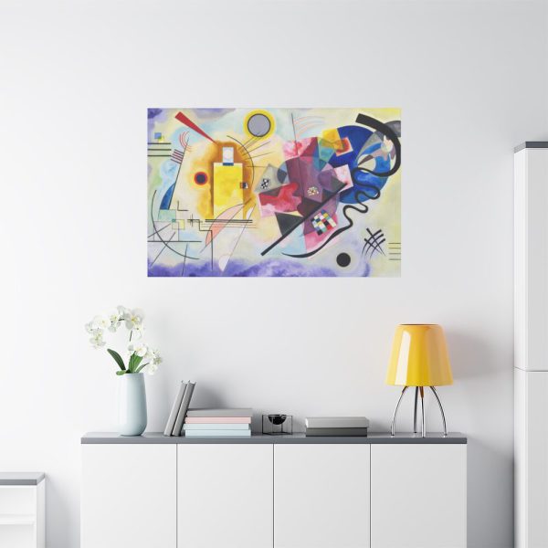91638-367.jpg Yellow-Red-Blue Abstract Painting by Wassily Kandinsky Standard Canvas