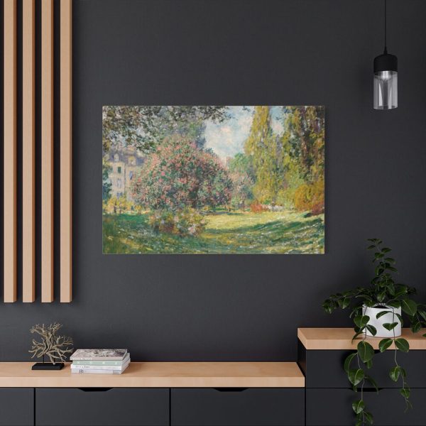 91638-378.jpg Landscape The Parc Monceau by Claude Monet Standard Canvas