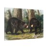 91638-40.jpg American Black Bears by John Woodhouse Audubon Standard Canvas