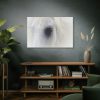 91638-49.jpg Closeup Shot of a White Horse Standard Canvas