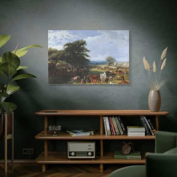 91638-54.jpg Lord Rivers's Stud Farm by Jacques-Laurent Agasse Standard Canvas