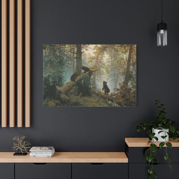 91638-63.jpg Shishkin, Ivan - Morning in a Pine Forest Standard Canvas