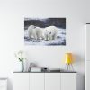 91638-82.jpg Polar Bears Walking Together Standard Canvas