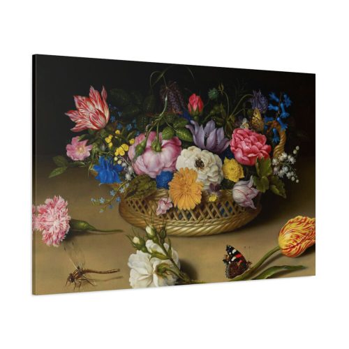 91638-85.jpg Flower Still Life by Ambrosius Bosschaert the Elder Standard Canvas