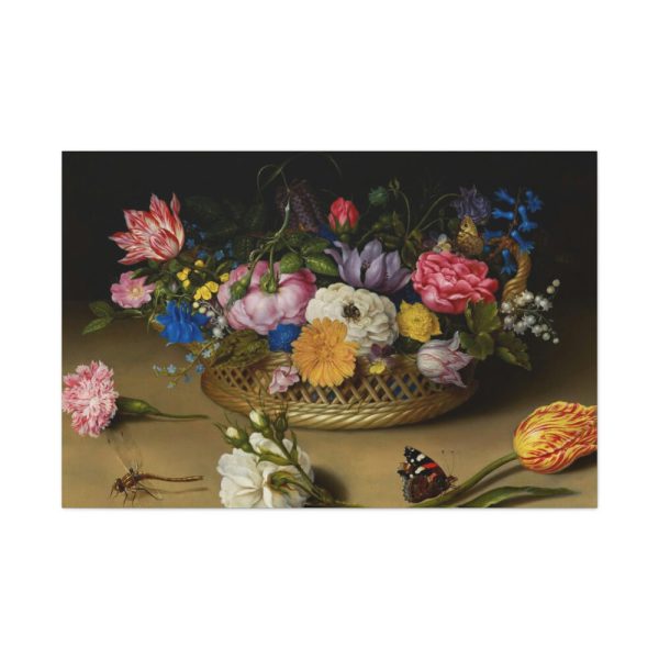 91638-86.jpg Flower Still Life by Ambrosius Bosschaert the Elder Standard Canvas