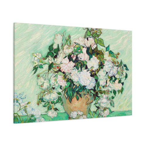 Roses by Vincent Van Gogh Standard Canvas