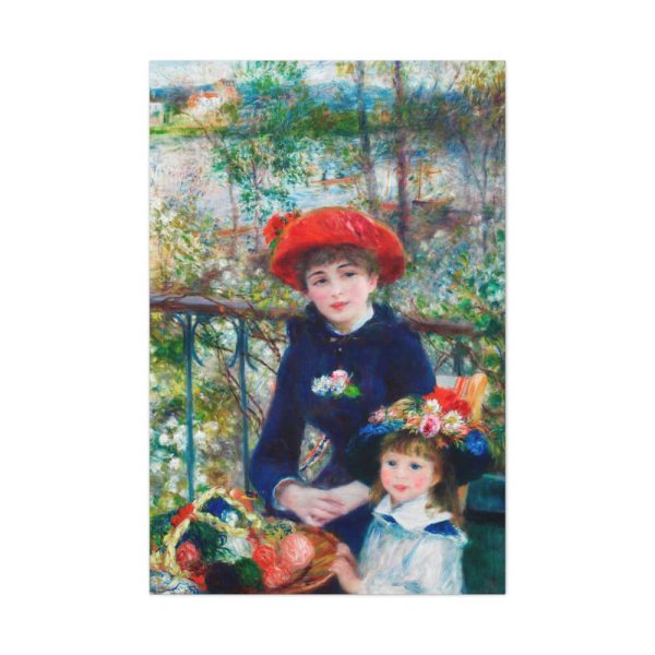 91655-1.jpg Two Sisters (On the Terrace) by Pierre-Auguste Renoir Standard Canvas
