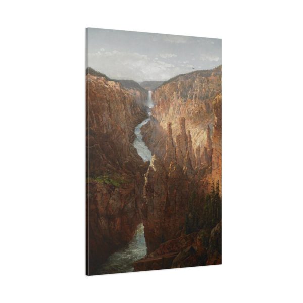 91655-100.jpg Grand Canyon Yellowstone River by William Louis Sonntag Standard Canvas