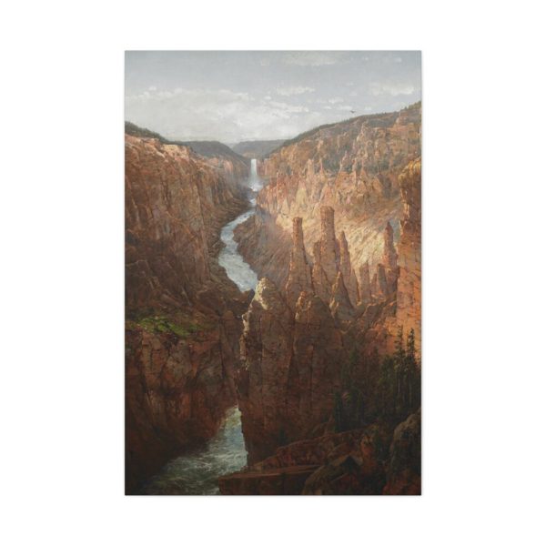 91655-101.jpg Grand Canyon Yellowstone River by William Louis Sonntag Standard Canvas