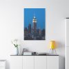 Empire State Building and Skyscrapers With Lights Standard Canvas